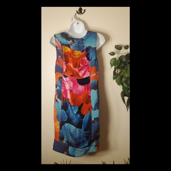 ANTHROPOLOGIE Leifsdottir Floral Dress Sz. 4 - Picture 4 of 7